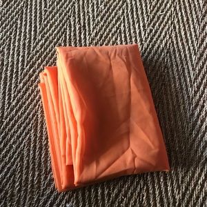 Set of 2 - orange window sheers -45”x63”